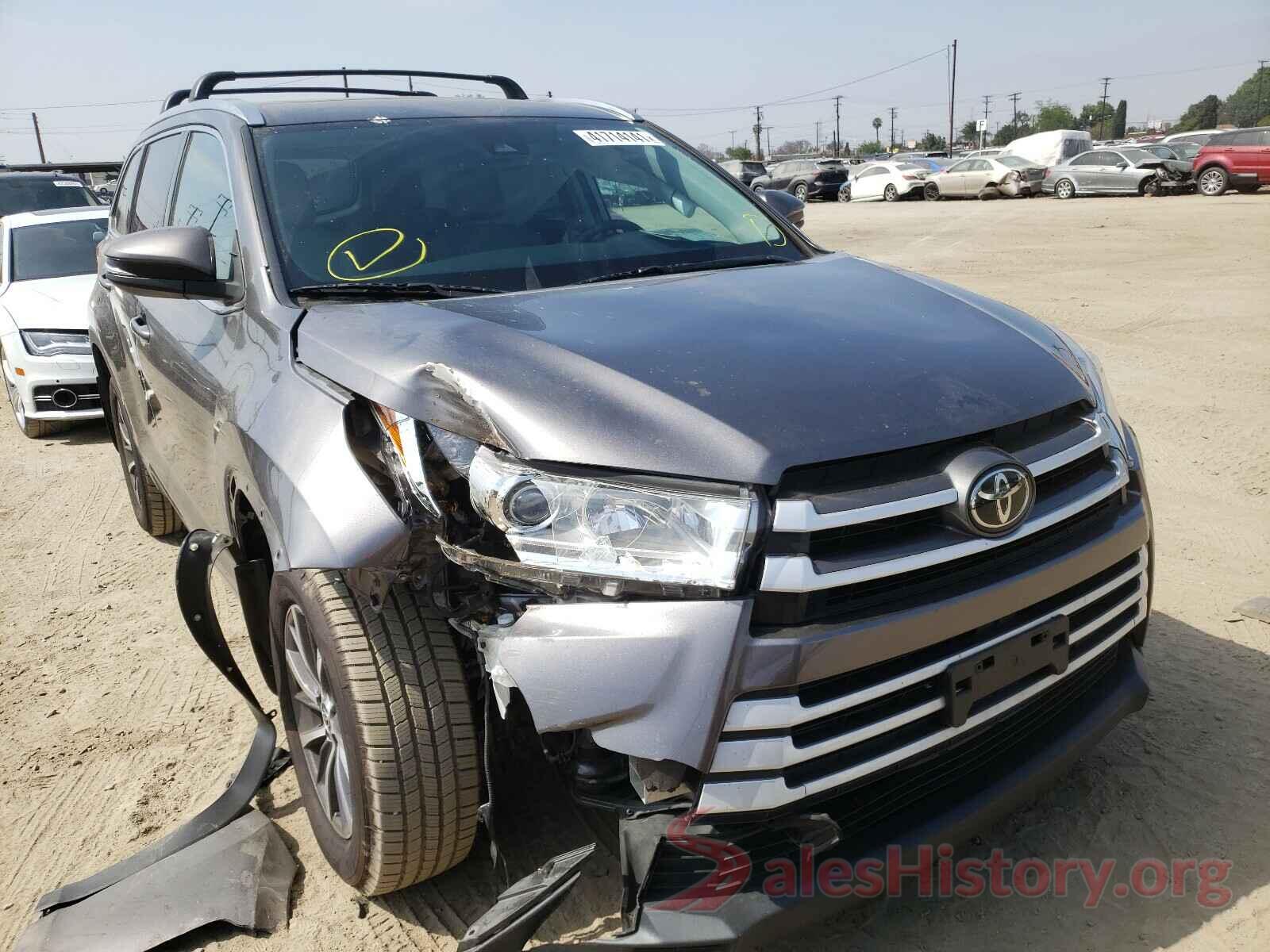 5TDKZRFH8JS535432 2018 TOYOTA HIGHLANDER