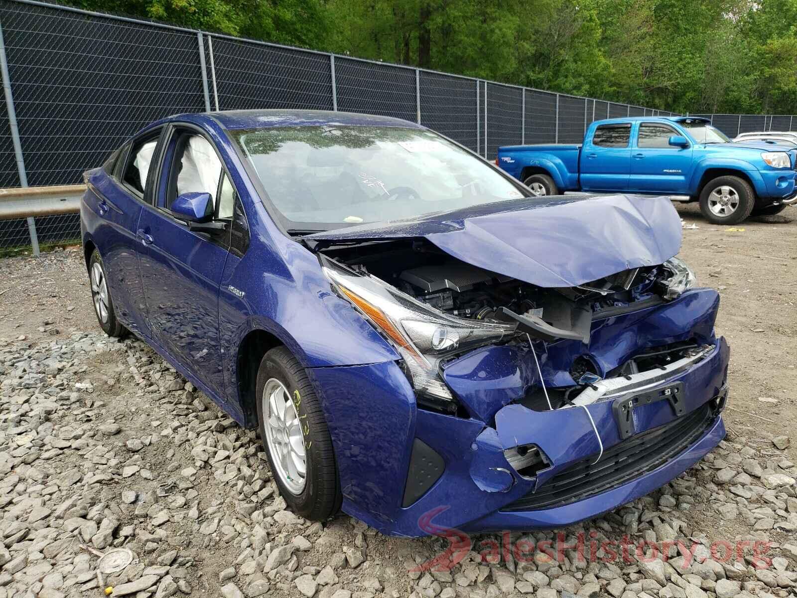 JTDKBRFUXJ3600574 2018 TOYOTA PRIUS