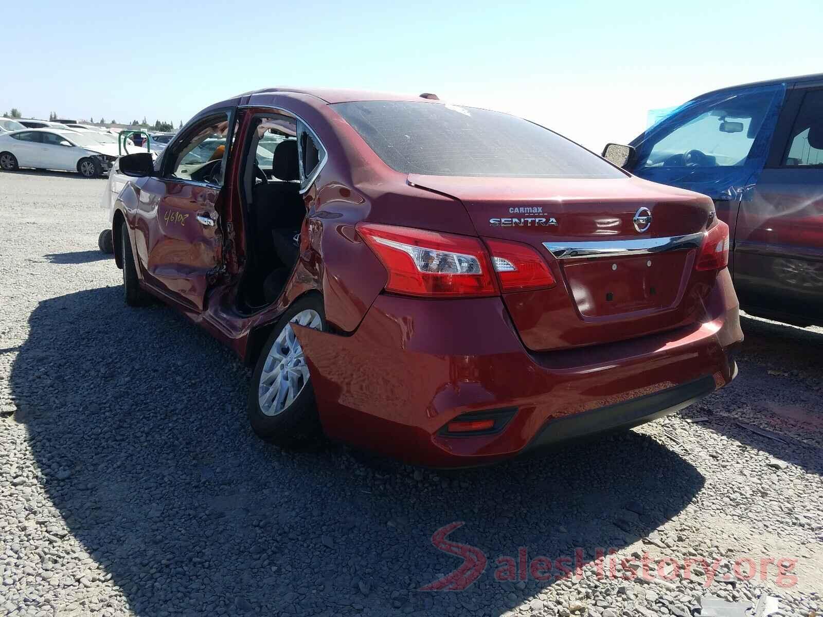 3N1AB7AP0HY293518 2017 NISSAN SENTRA