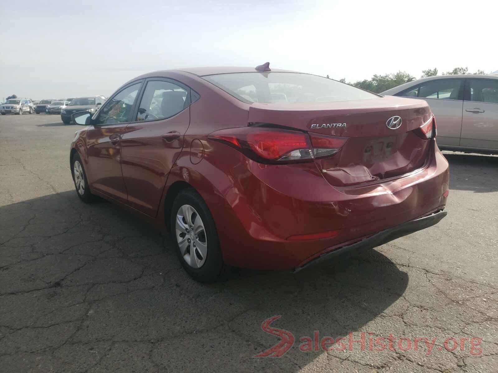 5NPDH4AE4GH674824 2016 HYUNDAI ELANTRA