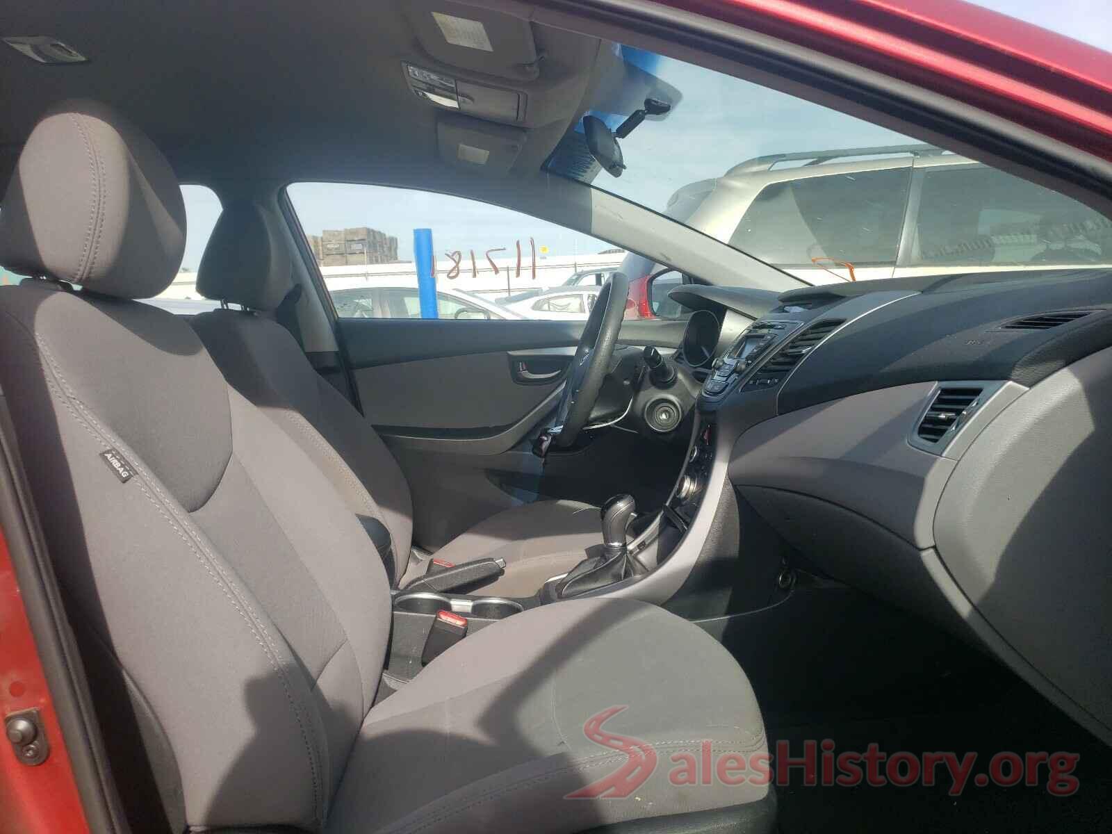 5NPDH4AE4GH674824 2016 HYUNDAI ELANTRA