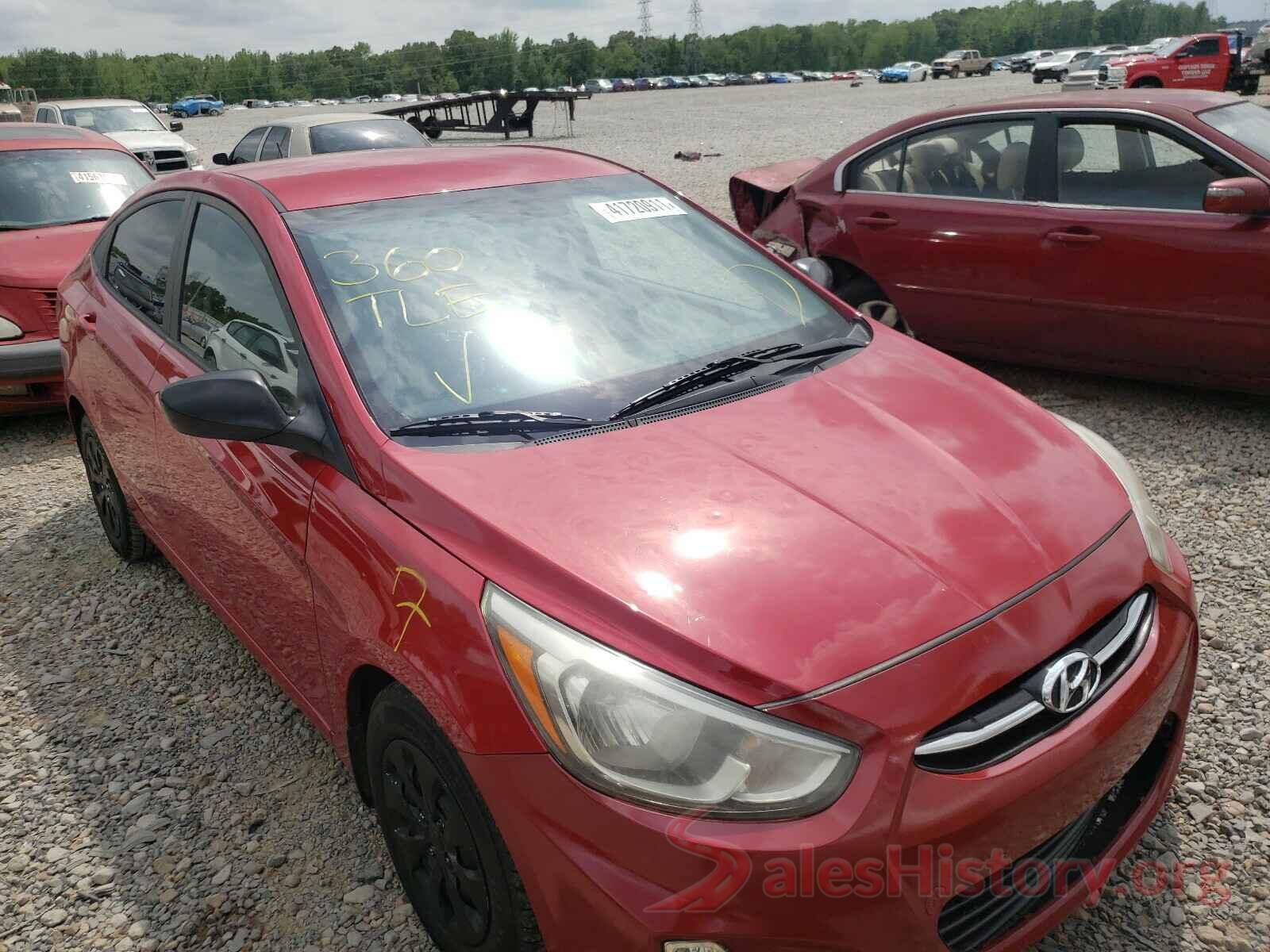 KMHCT4AE6GU151820 2016 HYUNDAI ACCENT