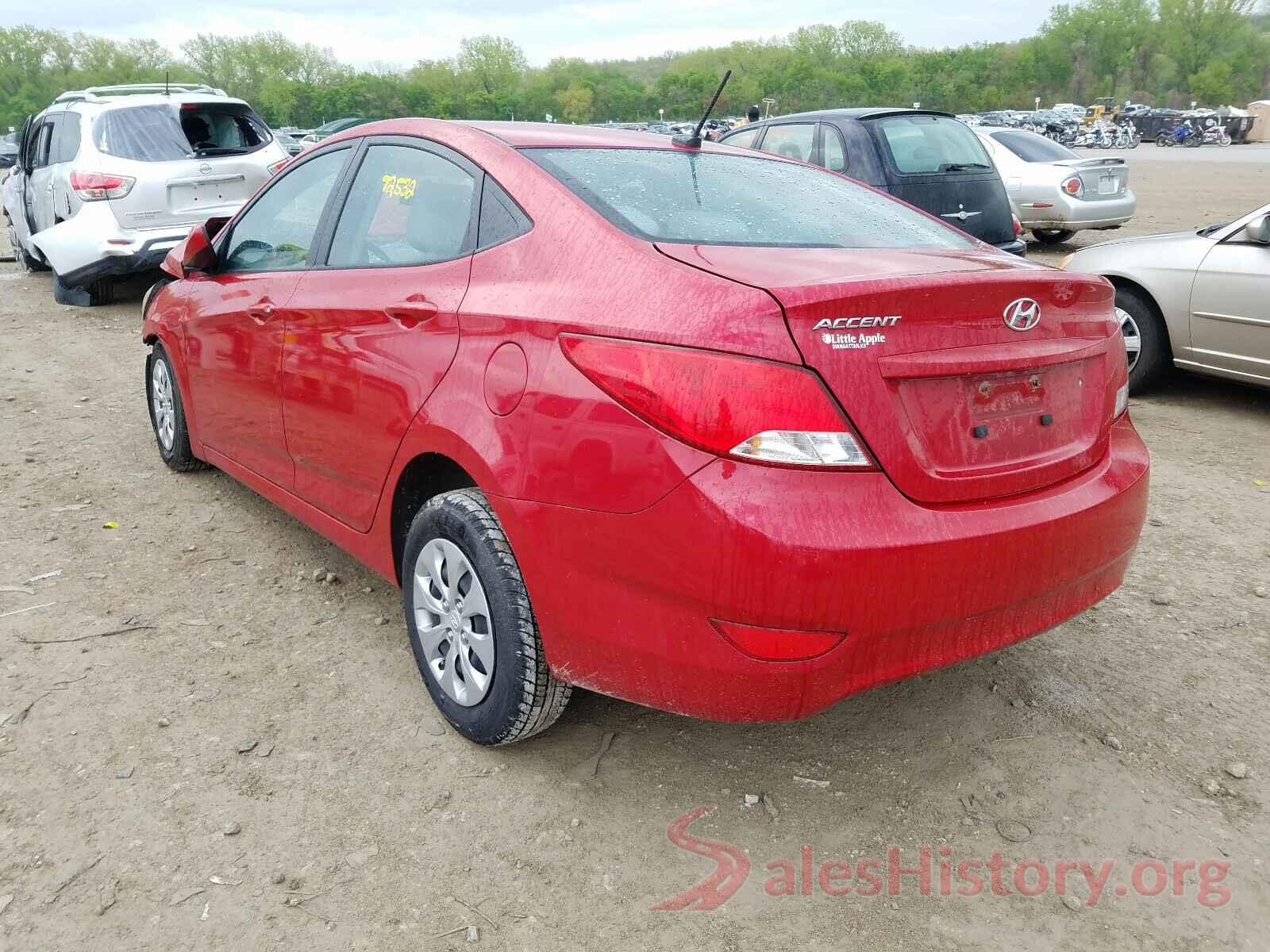 KMHCT4AE3HU187966 2017 HYUNDAI ACCENT