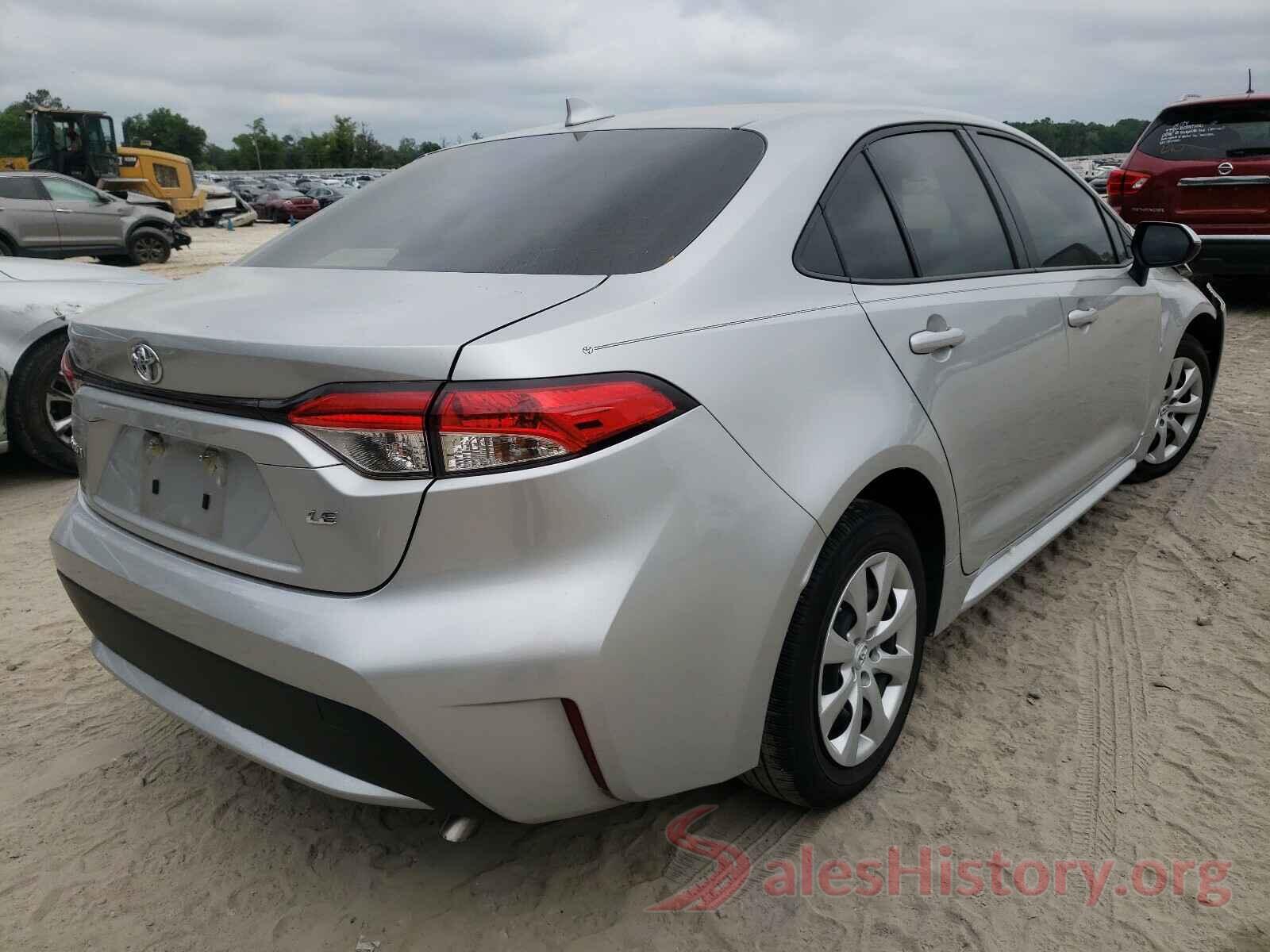 JTDEPRAE5LJ076621 2020 TOYOTA COROLLA