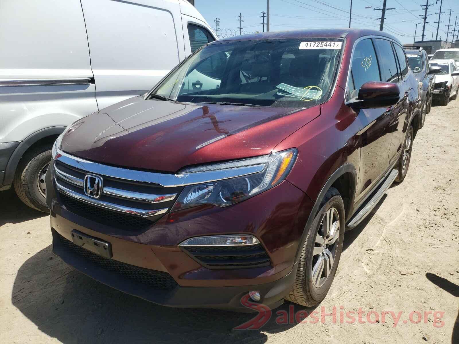 5FNYF5H56GB002541 2016 HONDA PILOT