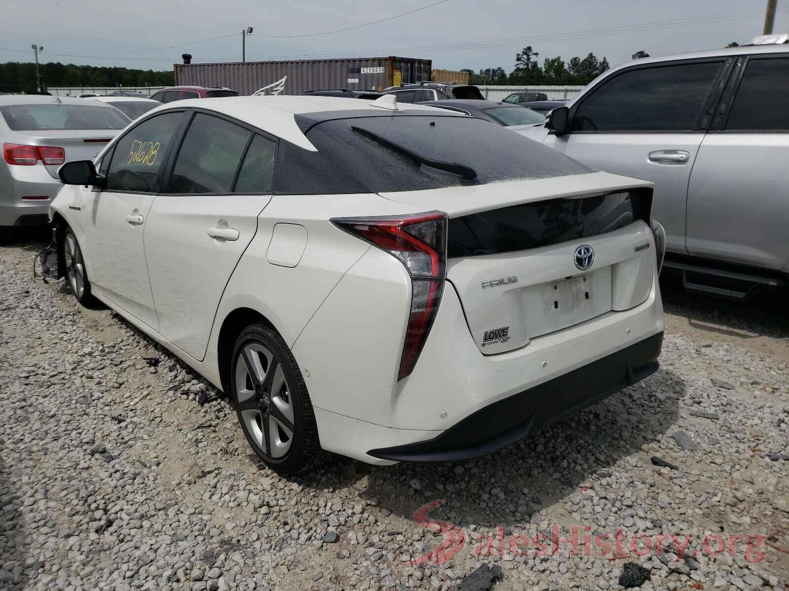 JTDKARFU4J3065602 2018 TOYOTA PRIUS