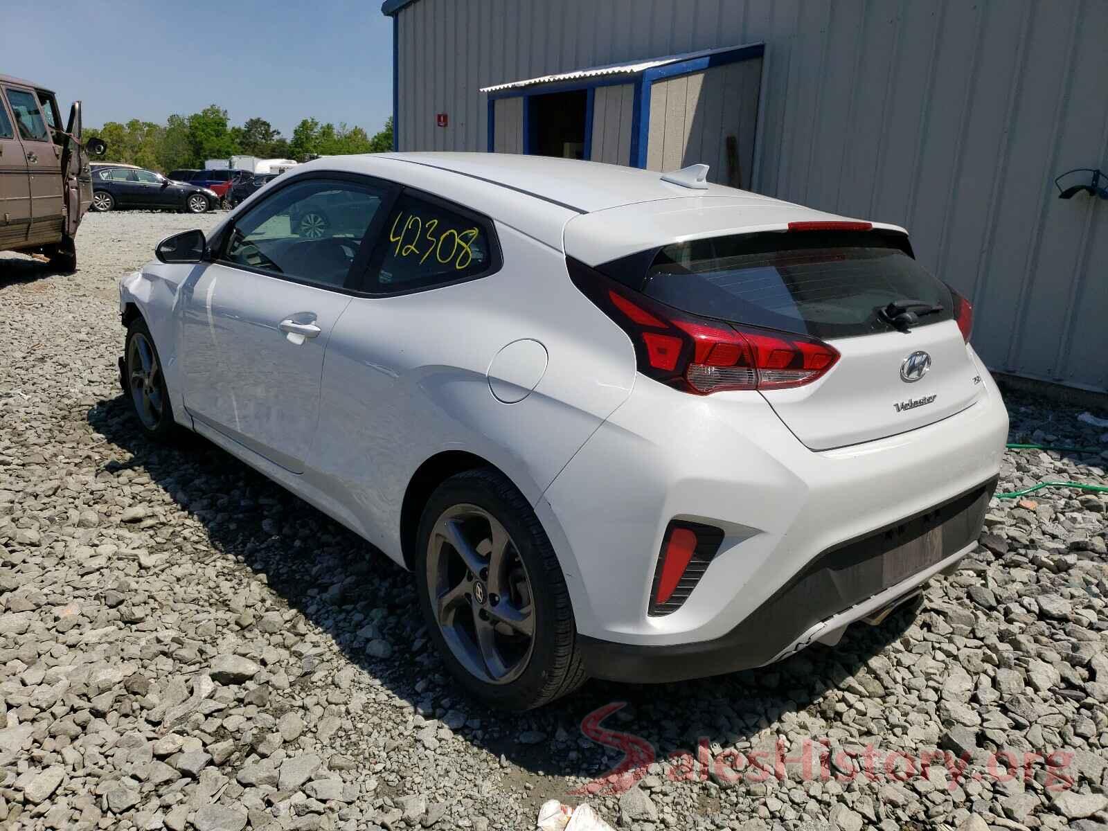 KMHTG6AF0KU018309 2019 HYUNDAI VELOSTER