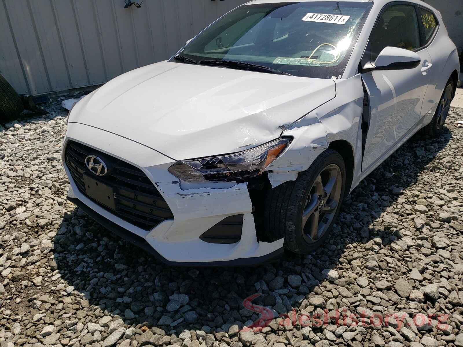 KMHTG6AF0KU018309 2019 HYUNDAI VELOSTER