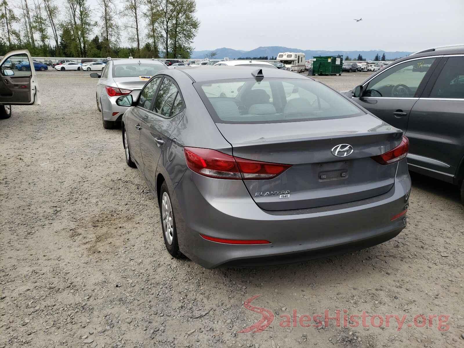 KMHD74LF9HU093461 2017 HYUNDAI ELANTRA