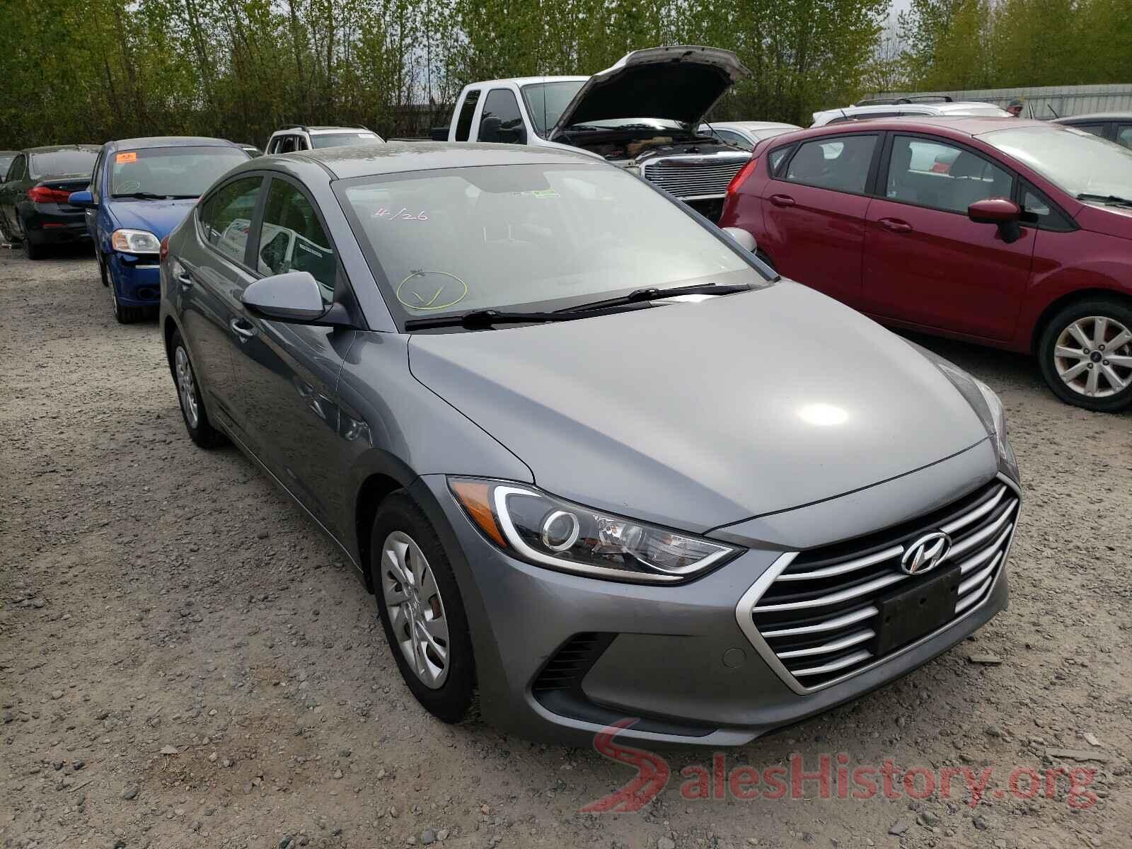 KMHD74LF9HU093461 2017 HYUNDAI ELANTRA