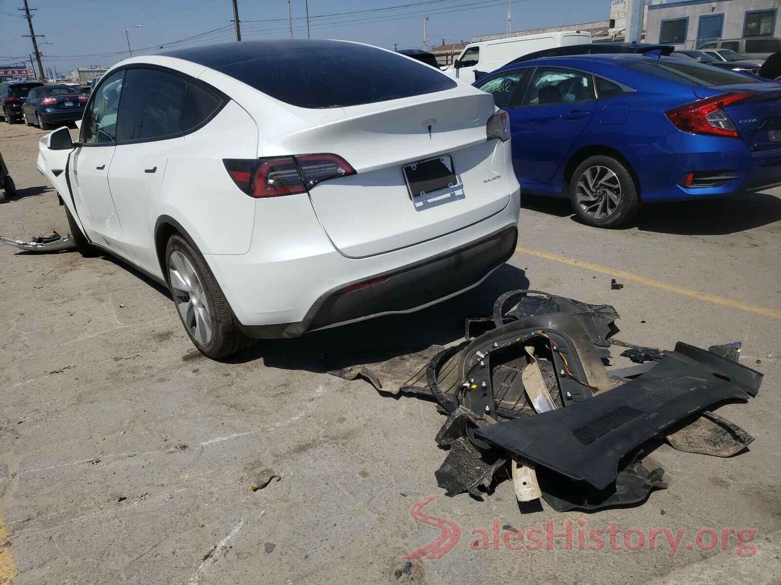 5YJYGDEE6MF160935 2021 TESLA MODEL Y