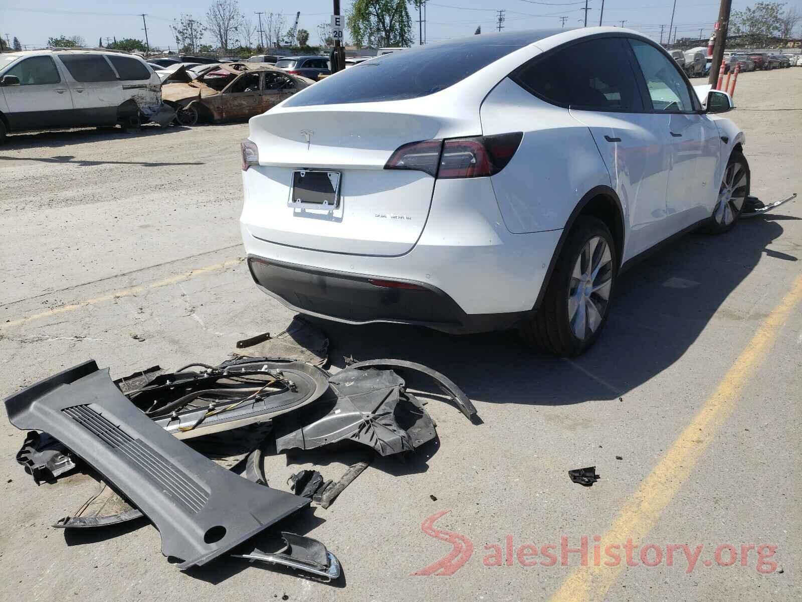 5YJYGDEE6MF160935 2021 TESLA MODEL Y