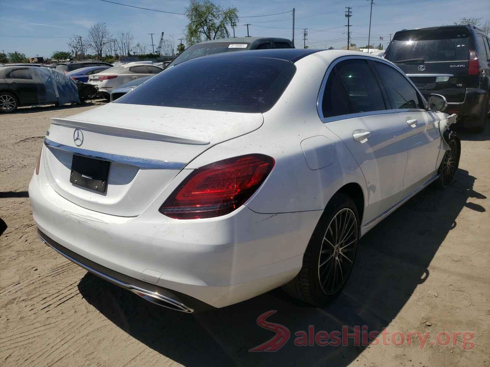 55SWF8DB8KU322181 2019 MERCEDES-BENZ C CLASS