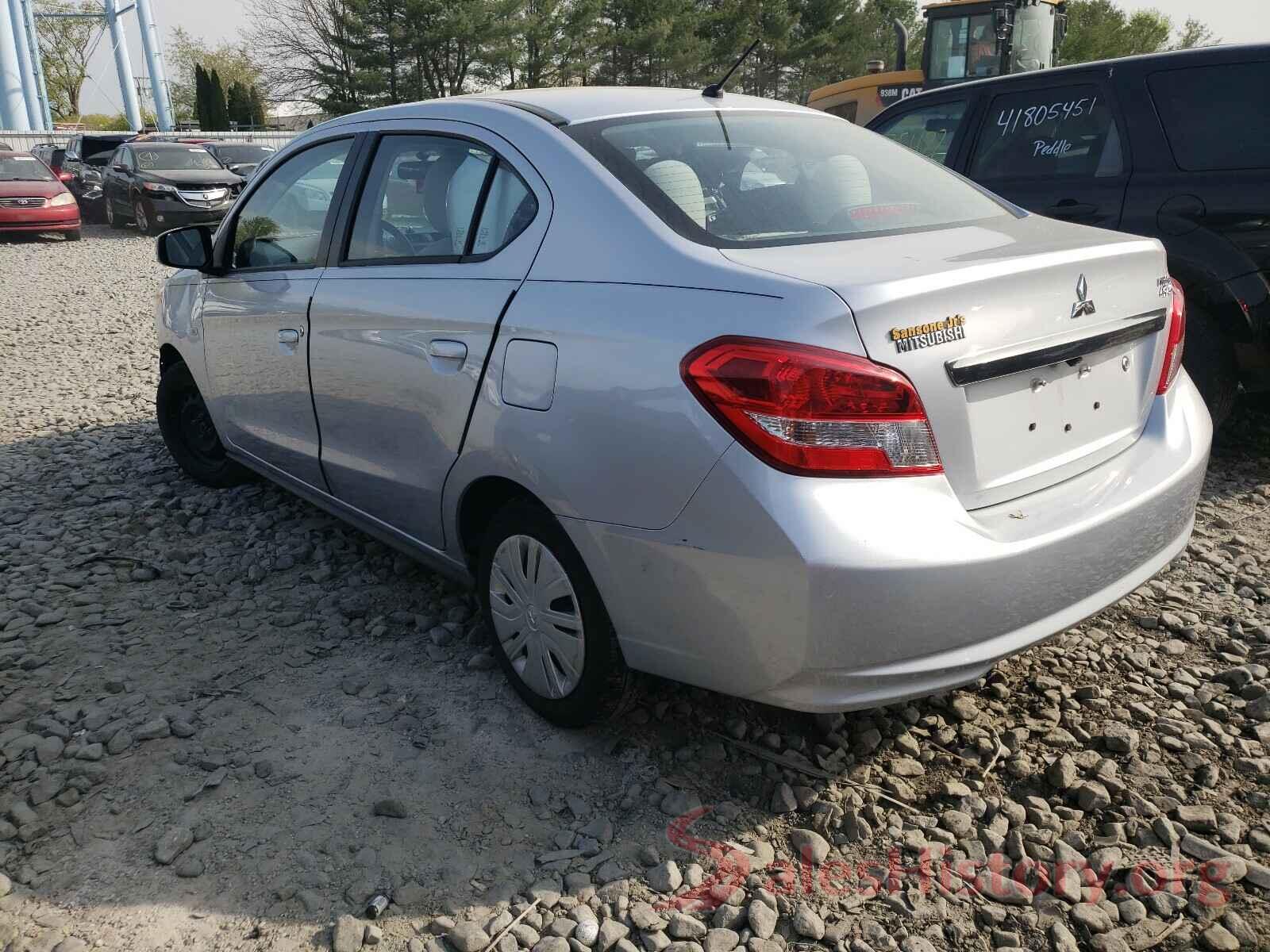 ML32F3FJ0KHF13414 2019 MITSUBISHI MIRAGE