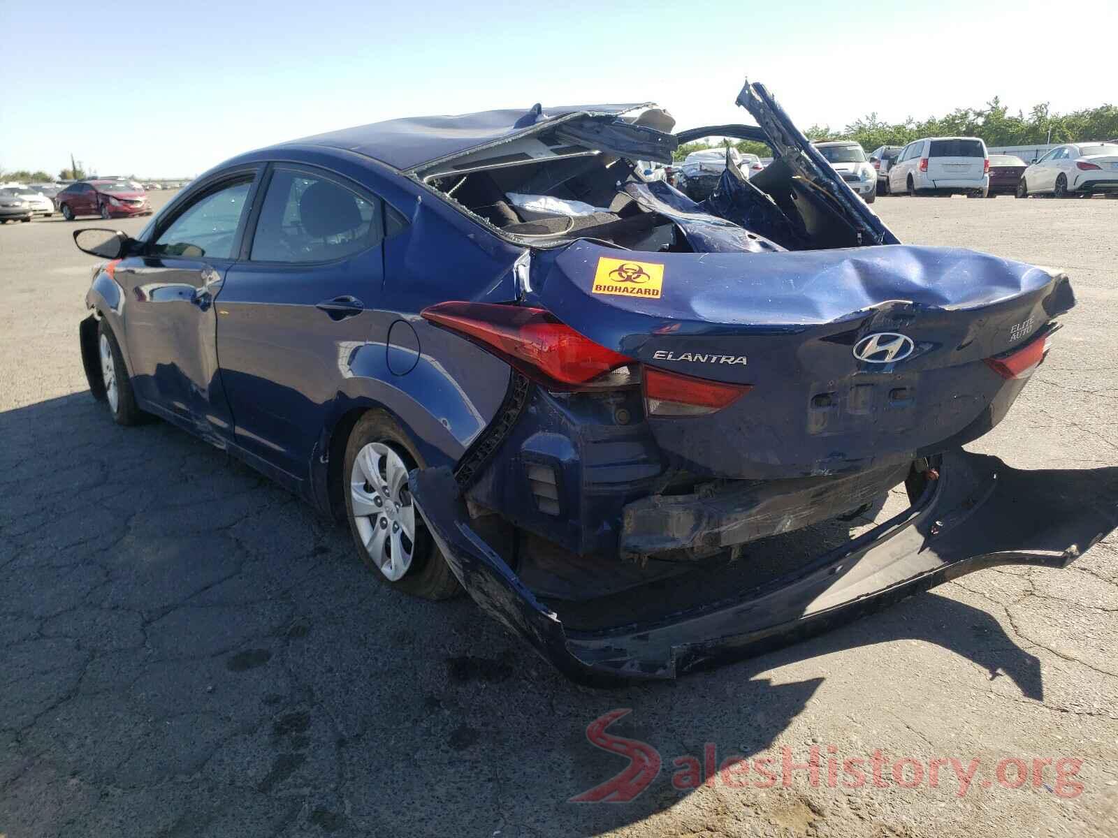 5NPDH4AE7GH747362 2016 HYUNDAI ELANTRA