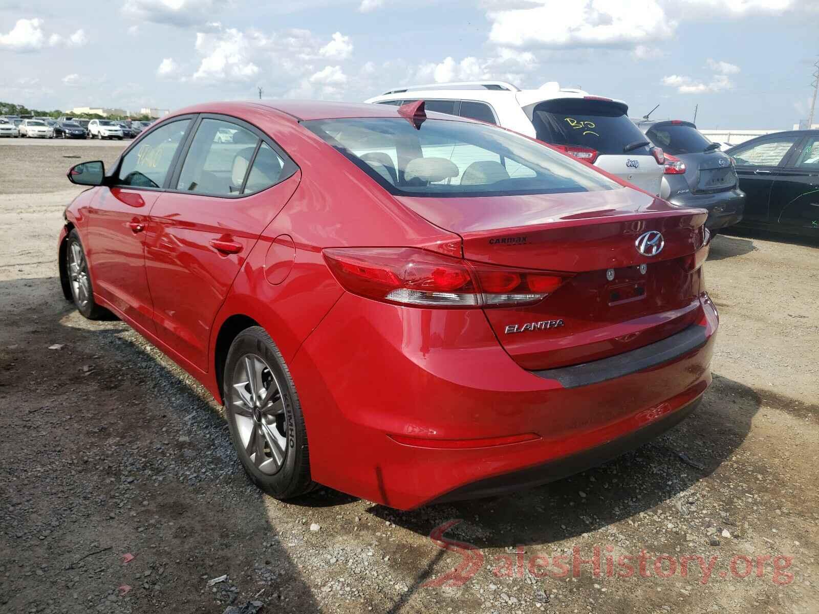 KMHD84LF8HU142582 2017 HYUNDAI ELANTRA