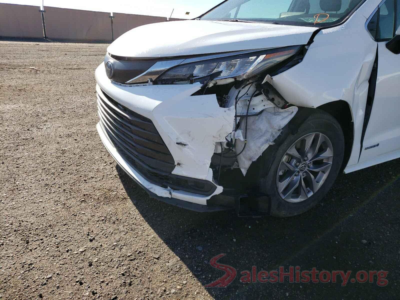 5TDKRKECXMS015623 2021 TOYOTA SIENNA