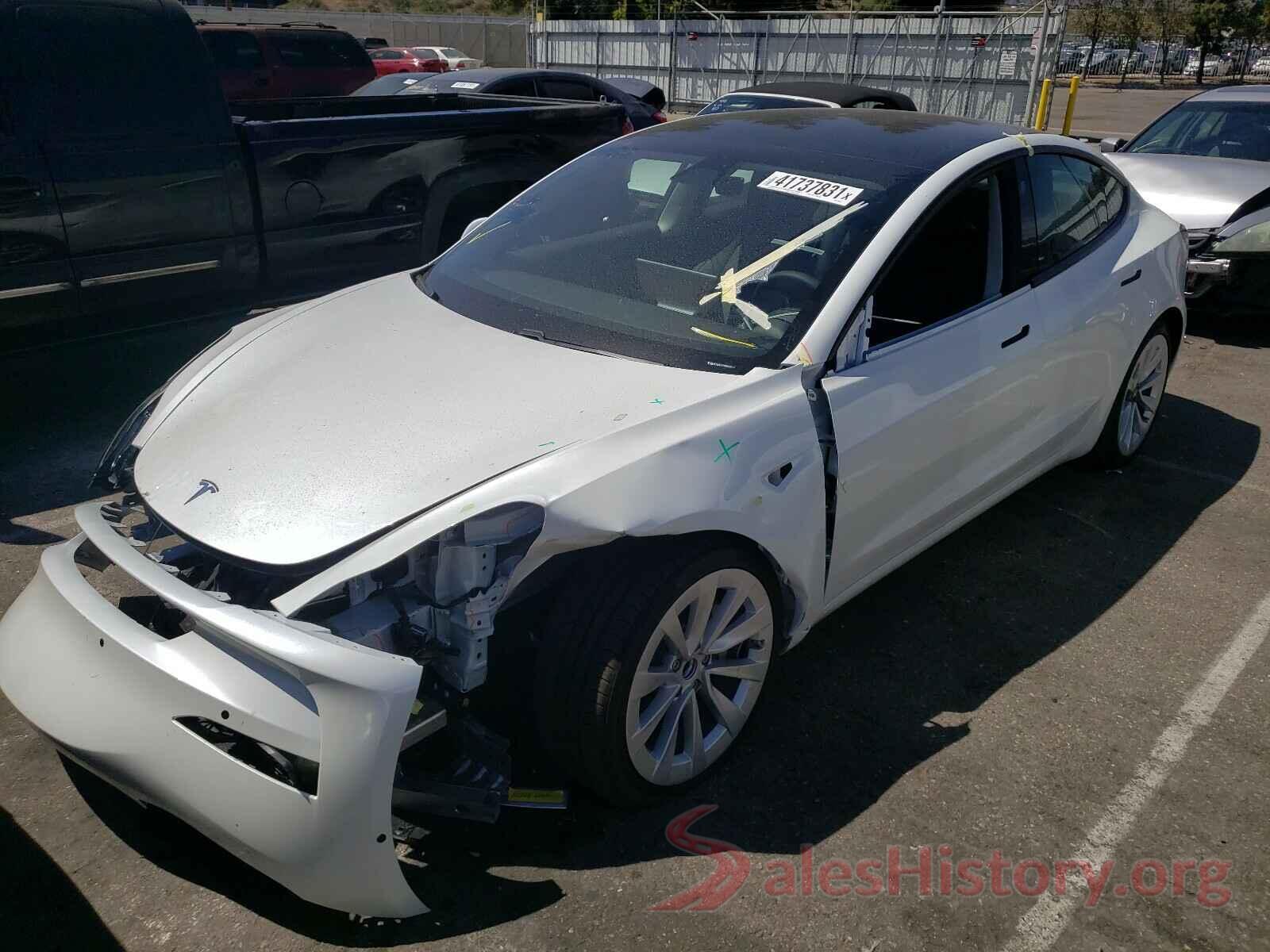 5YJ3E1EA7MF908314 2021 TESLA MODEL 3