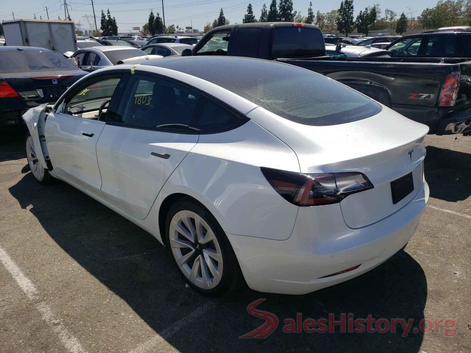 5YJ3E1EA7MF908314 2021 TESLA MODEL 3