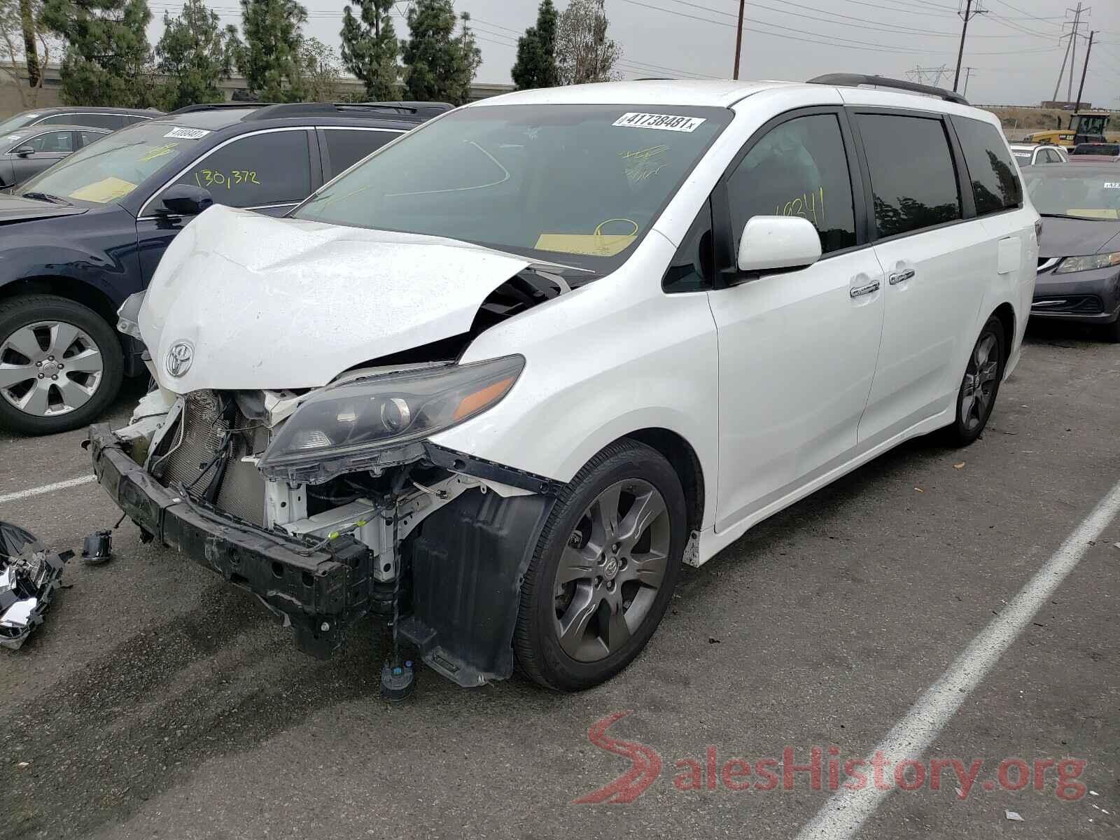 5TDXK3DC8GS701374 2016 TOYOTA SIENNA