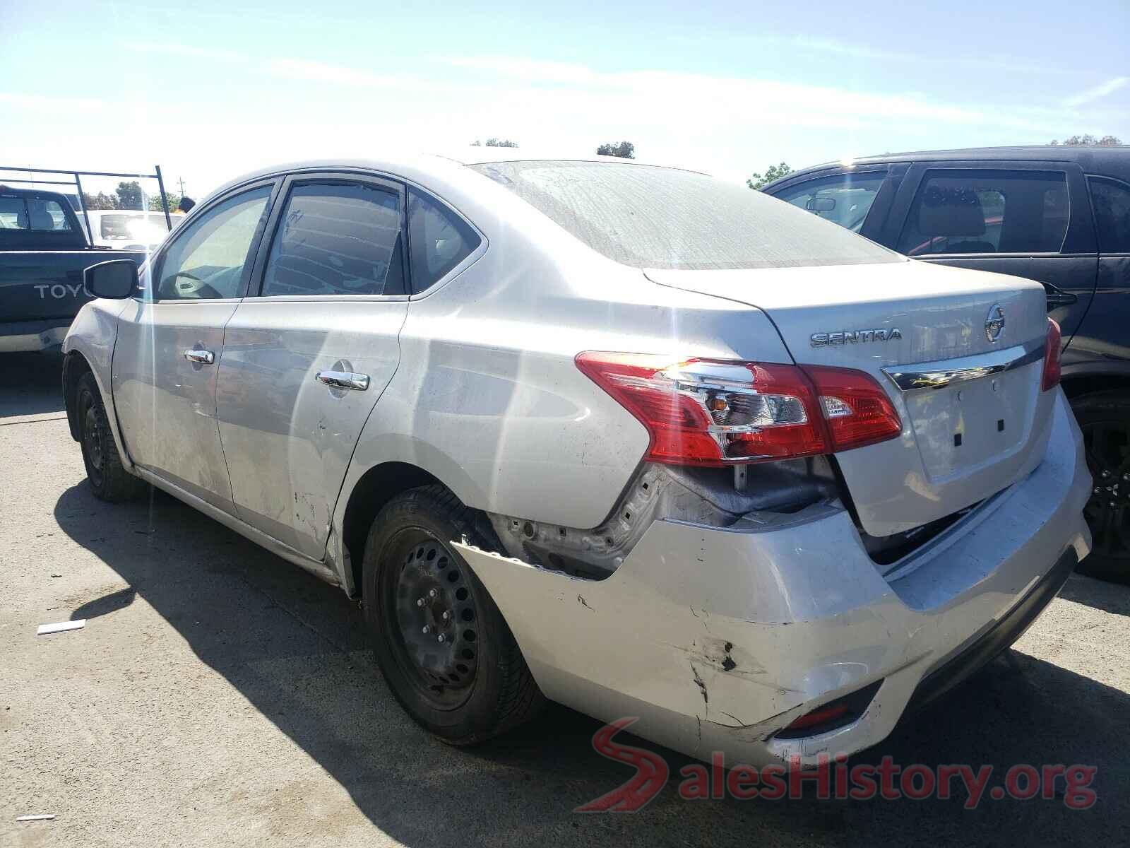 3N1AB7APXKY243541 2019 NISSAN SENTRA