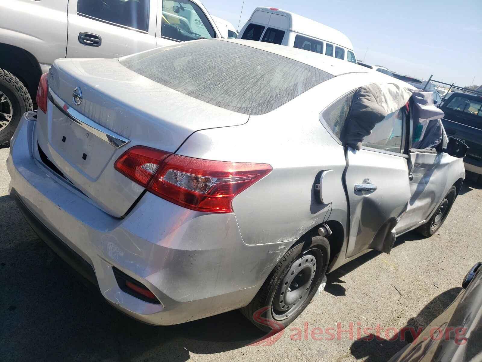 3N1AB7APXKY243541 2019 NISSAN SENTRA