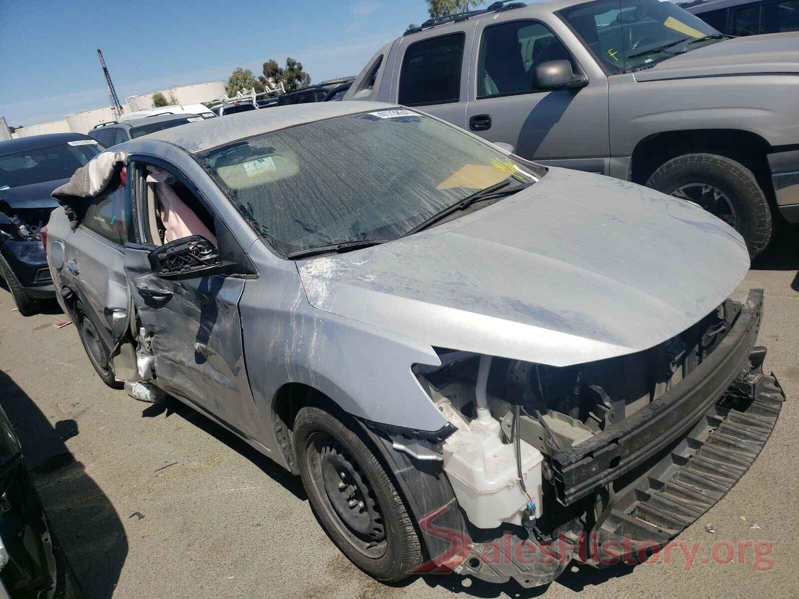 3N1AB7APXKY243541 2019 NISSAN SENTRA