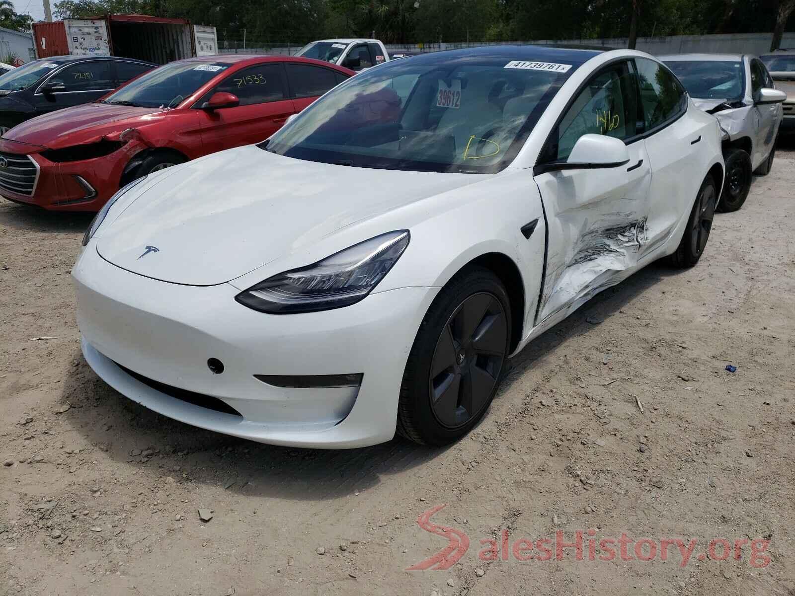 5YJ3E1EB4MF860263 2021 TESLA MODEL 3