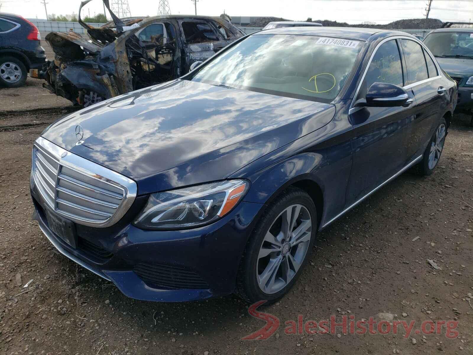 55SWF4KB6FU042843 2015 MERCEDES-BENZ C CLASS