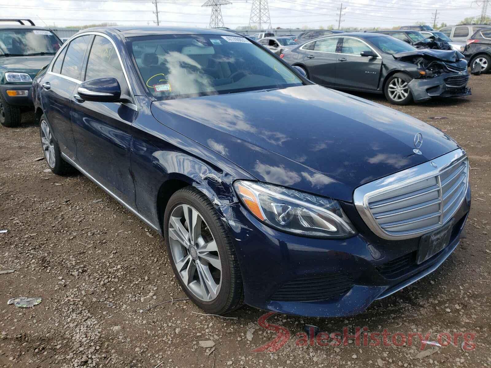 55SWF4KB6FU042843 2015 MERCEDES-BENZ C CLASS