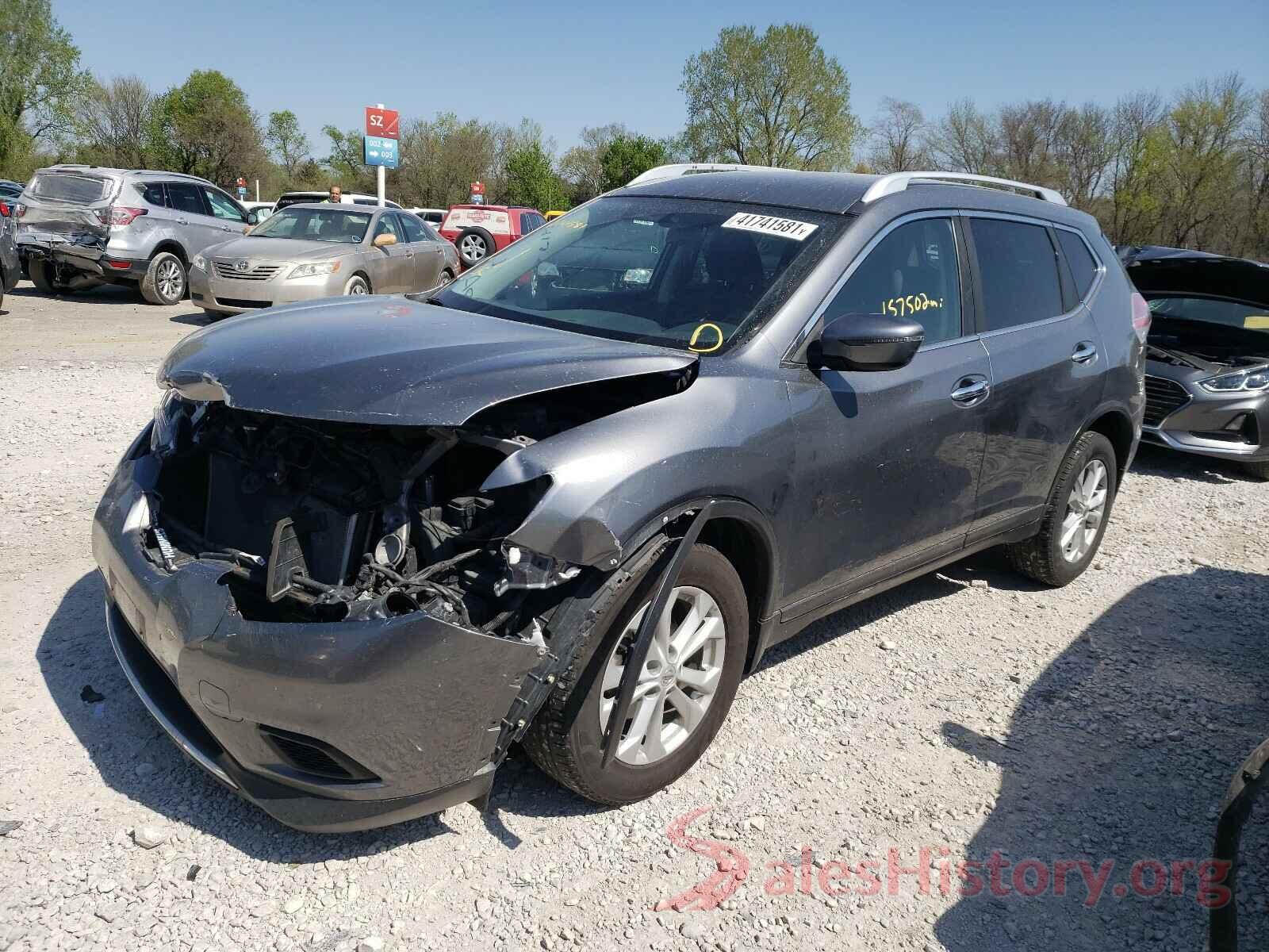 KNMAT2MT1GP667026 2016 NISSAN ROGUE