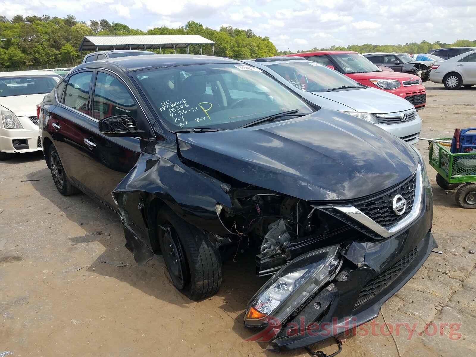 3N1AB7AP4KY429141 2019 NISSAN SENTRA