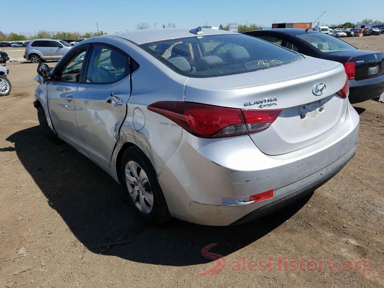 5NPDH4AE0GH694018 2016 HYUNDAI ELANTRA