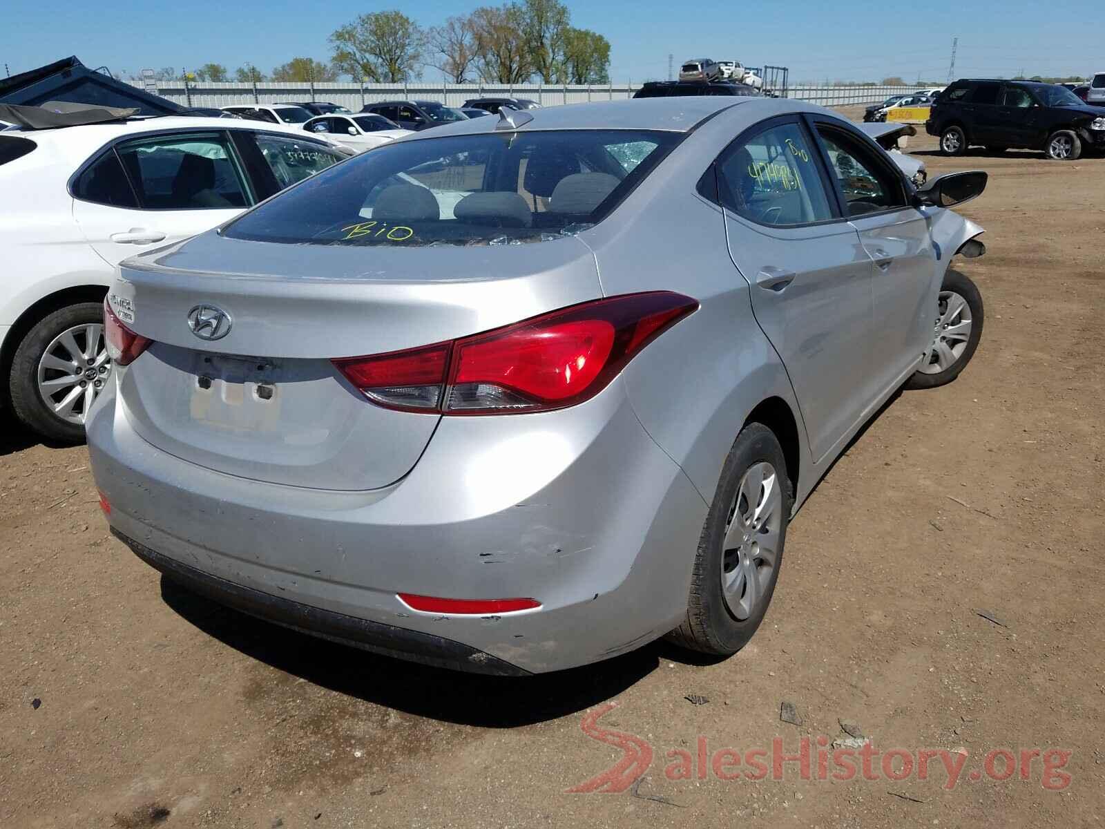 5NPDH4AE0GH694018 2016 HYUNDAI ELANTRA