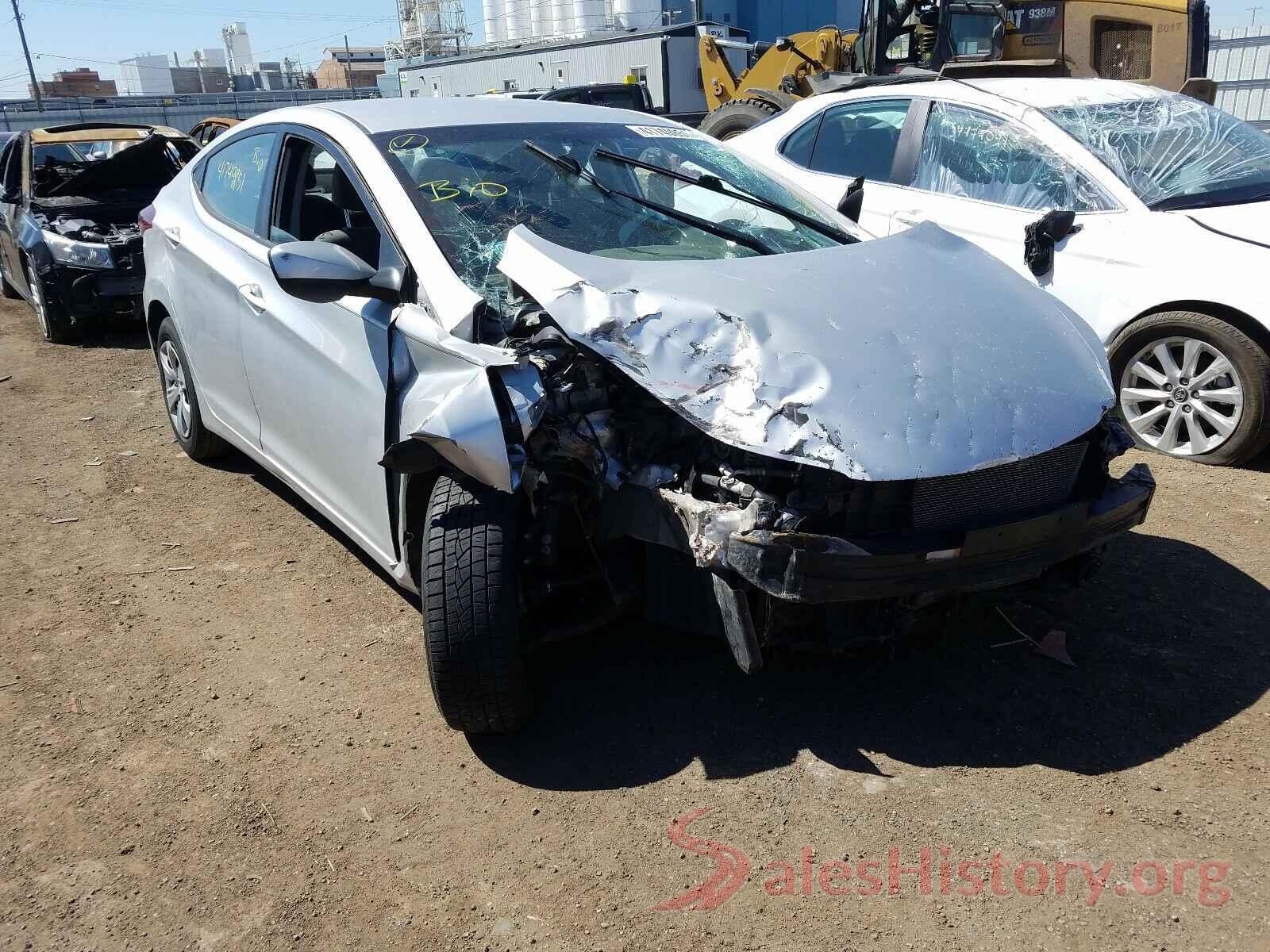 5NPDH4AE0GH694018 2016 HYUNDAI ELANTRA