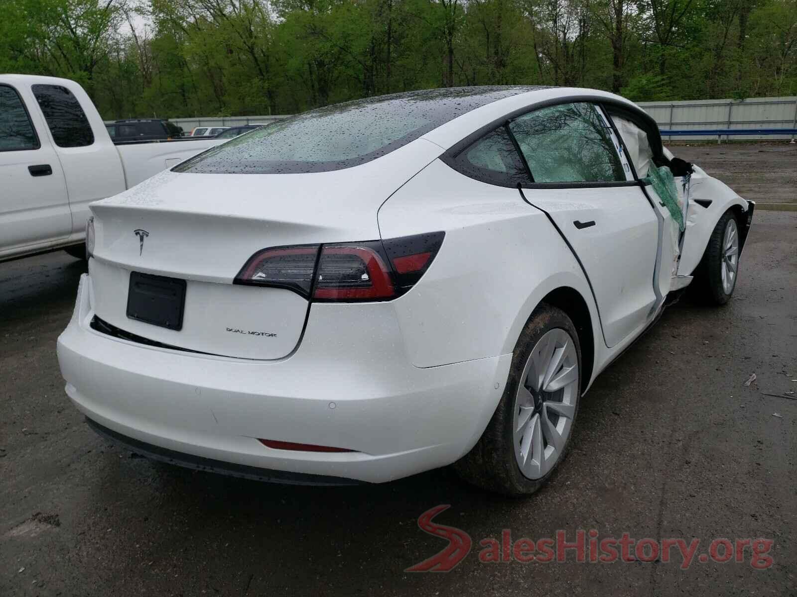 5YJ3E1EB7MF926661 2021 TESLA MODEL 3