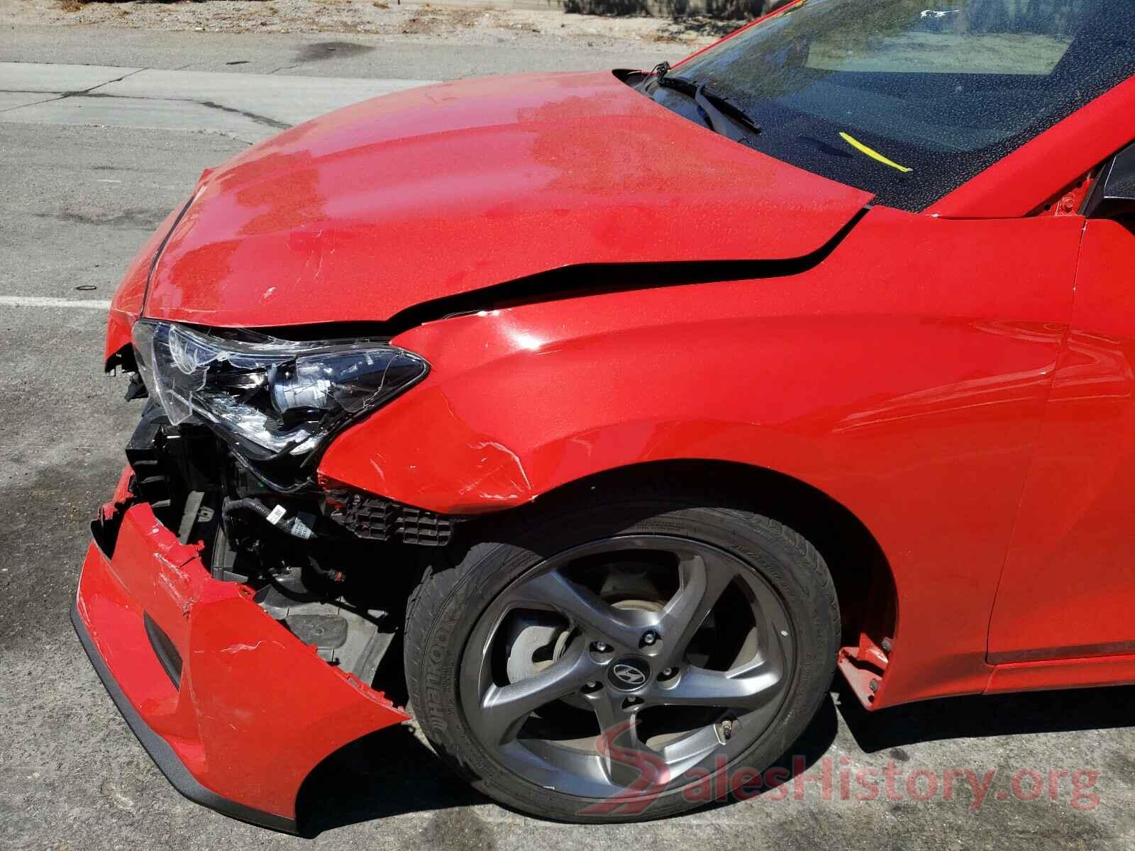 KMHTG6AF8KU002973 2019 HYUNDAI VELOSTER