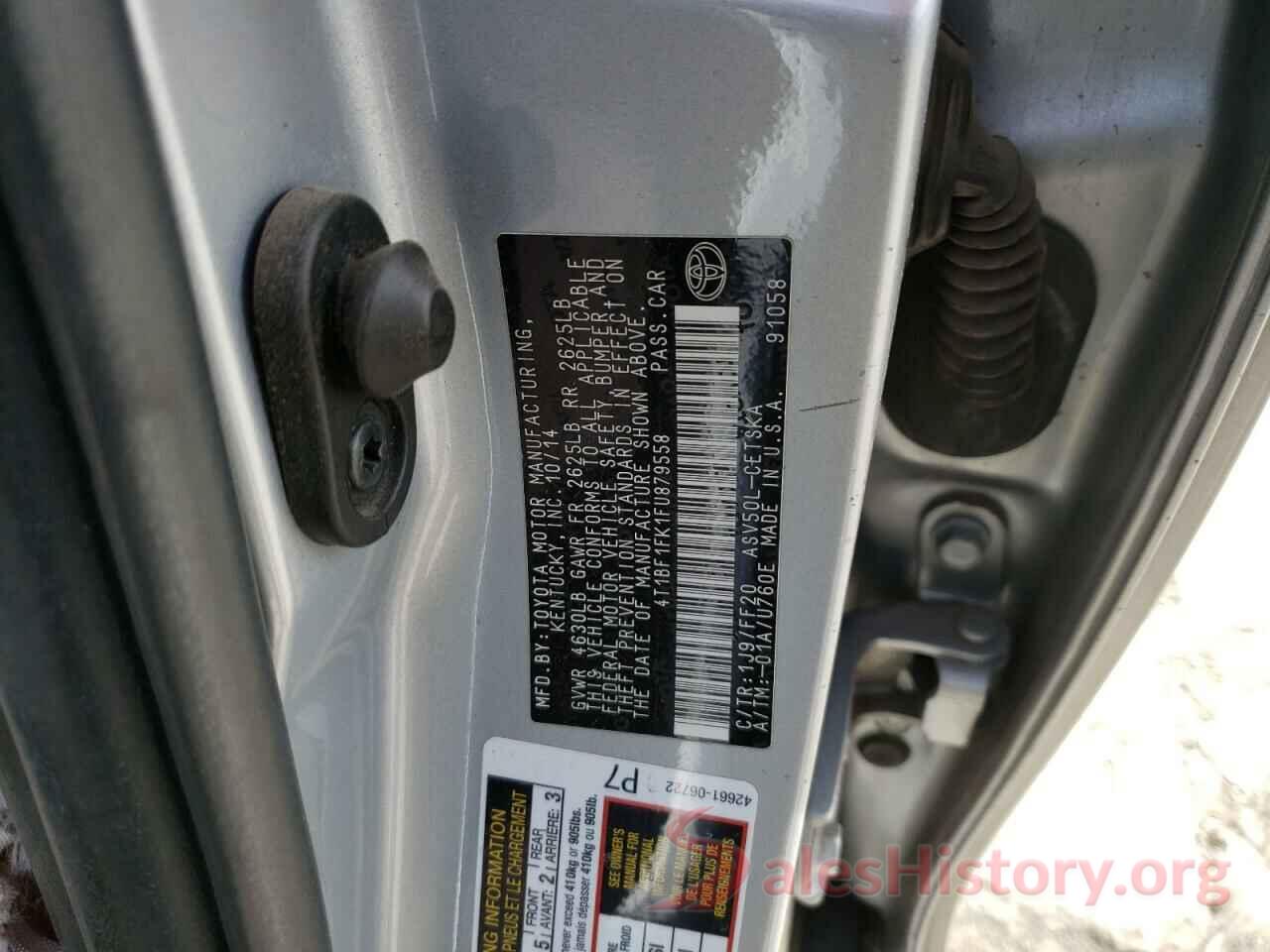 4T1BF1FK1FU879558 2015 TOYOTA CAMRY