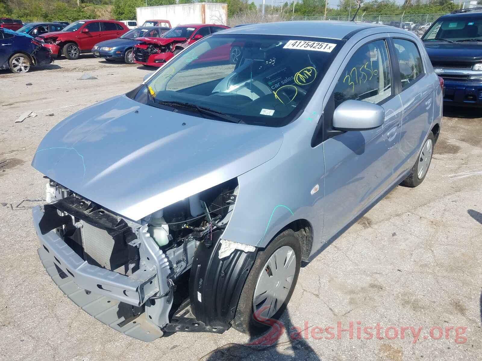 ML32A3HJ9KH013082 2019 MITSUBISHI MIRAGE