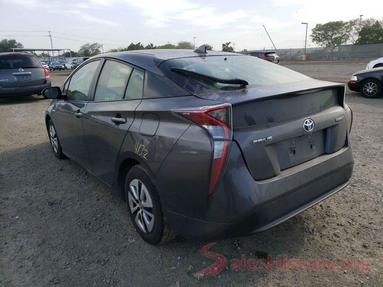 JTDKARFU7G3004740 2016 TOYOTA PRIUS