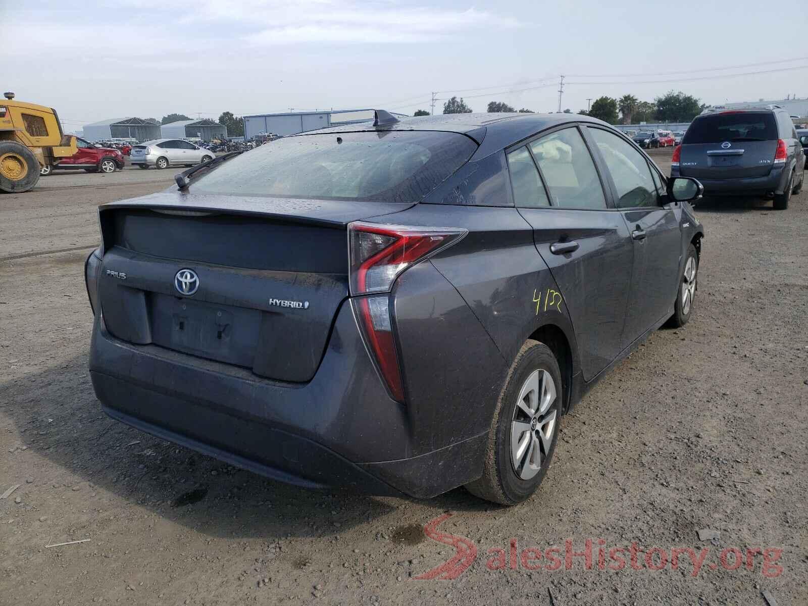 JTDKARFU7G3004740 2016 TOYOTA PRIUS