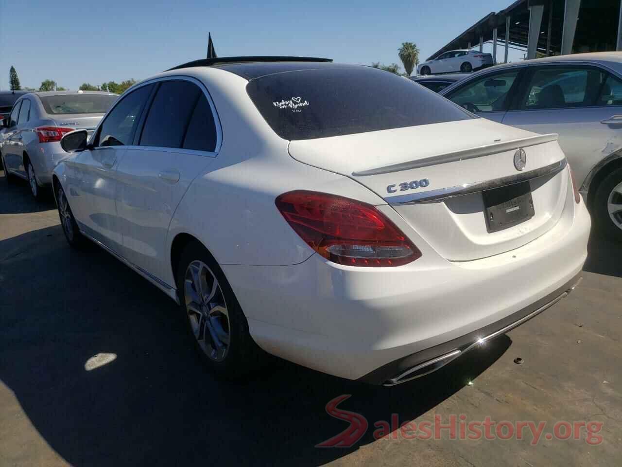 55SWF4JBXHU181488 2017 MERCEDES-BENZ C CLASS