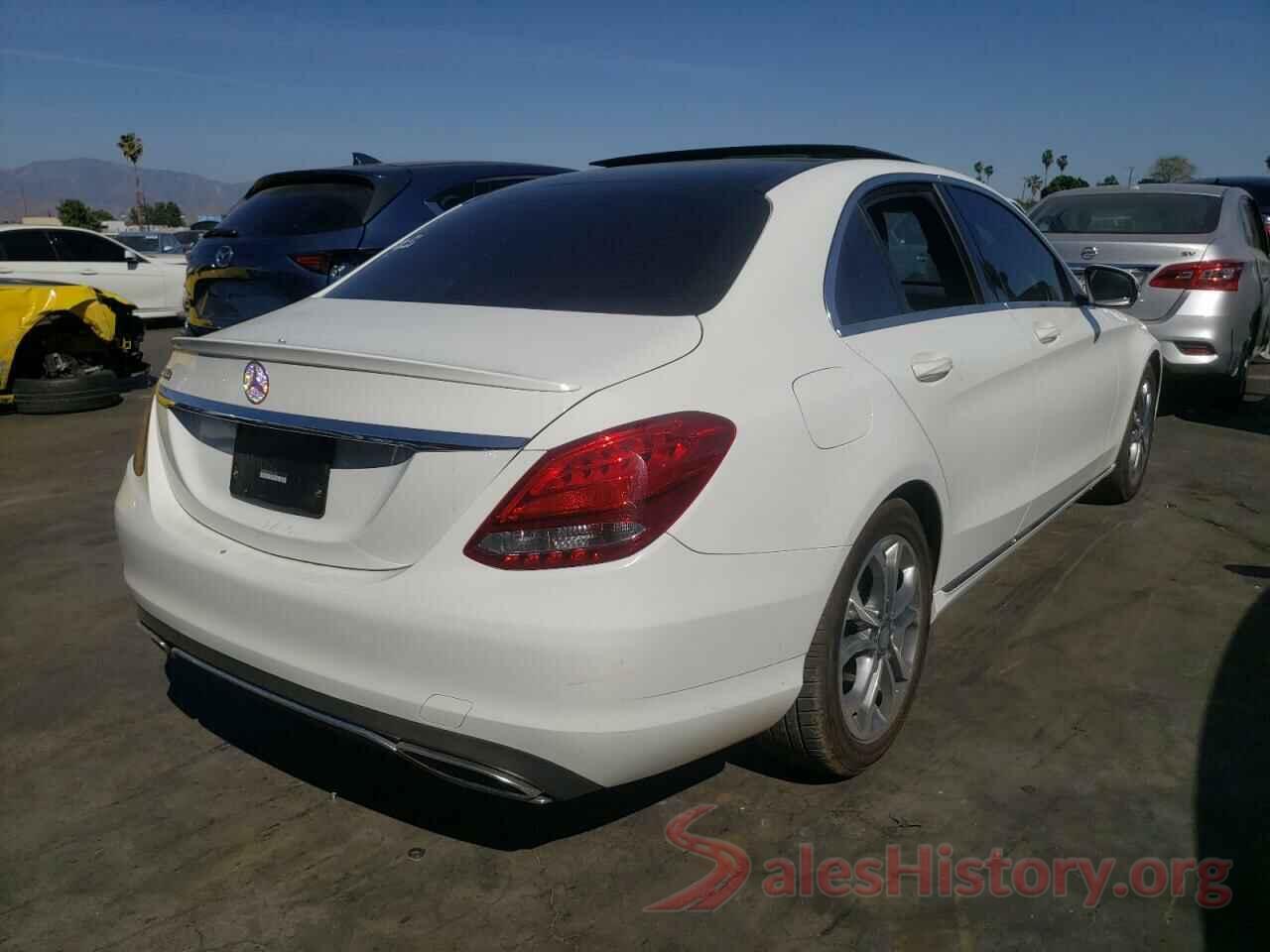 55SWF4JBXHU181488 2017 MERCEDES-BENZ C CLASS