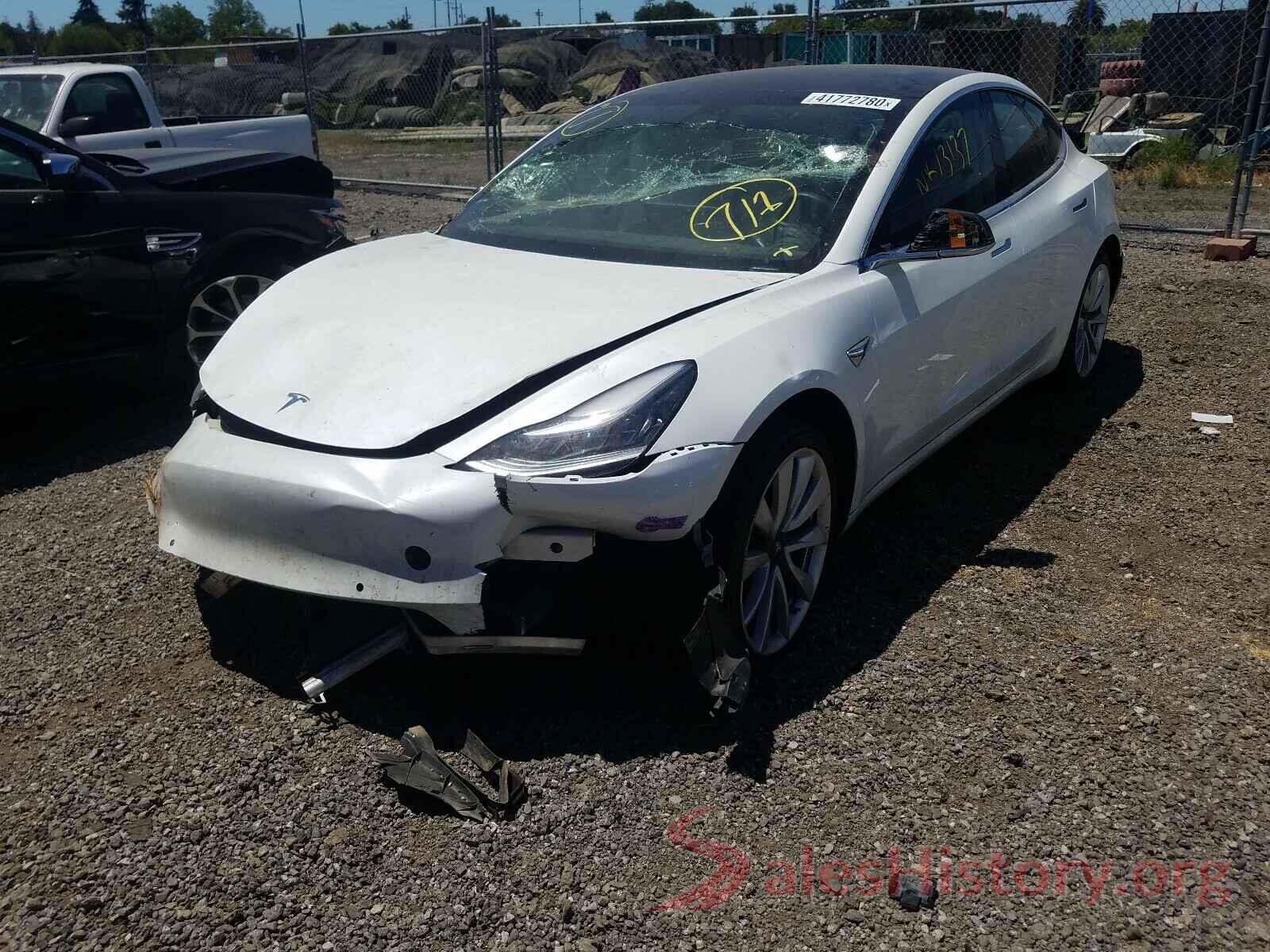 5YJ3E1EB9KF390437 2019 TESLA MODEL 3