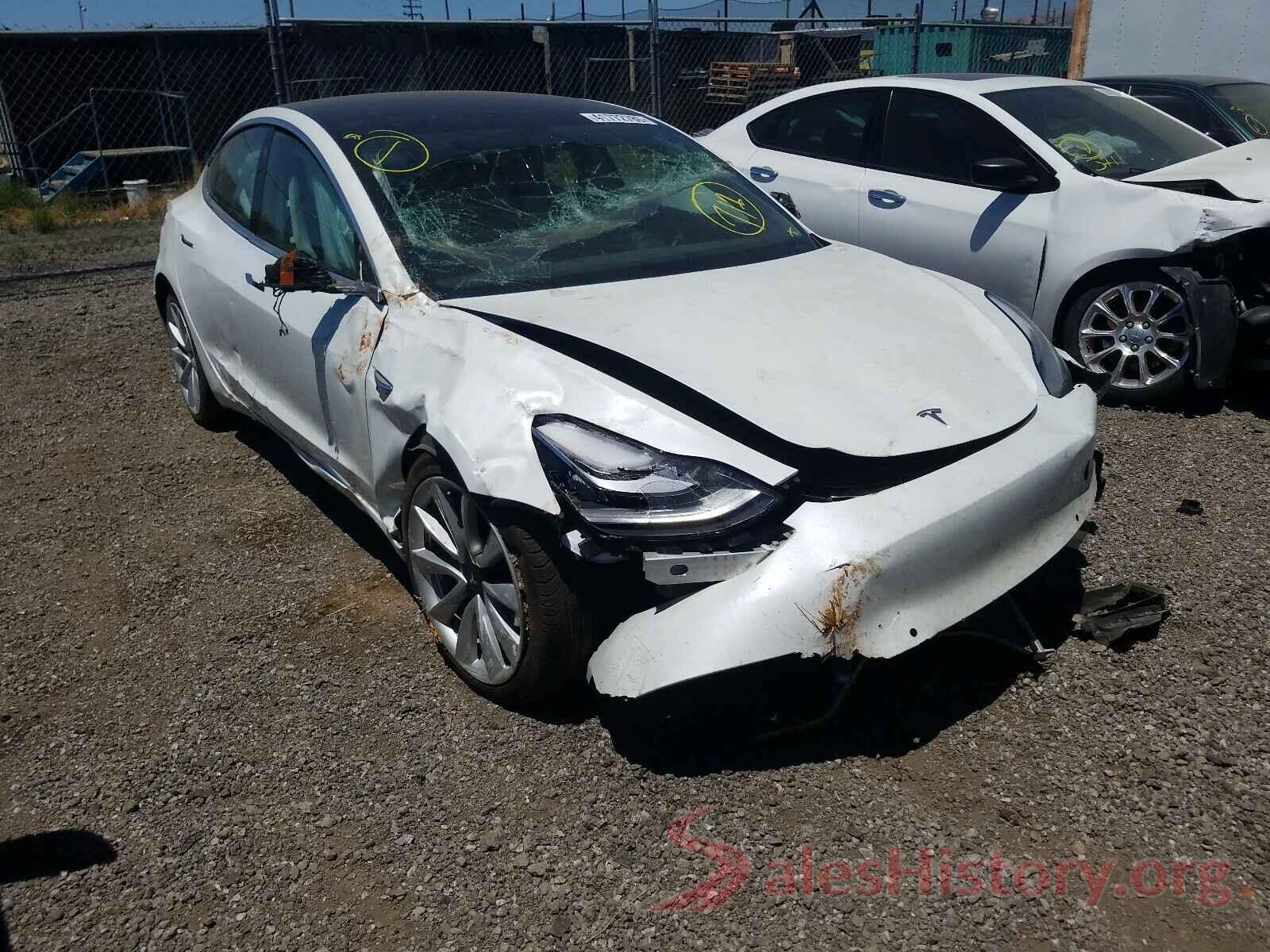 5YJ3E1EB9KF390437 2019 TESLA MODEL 3