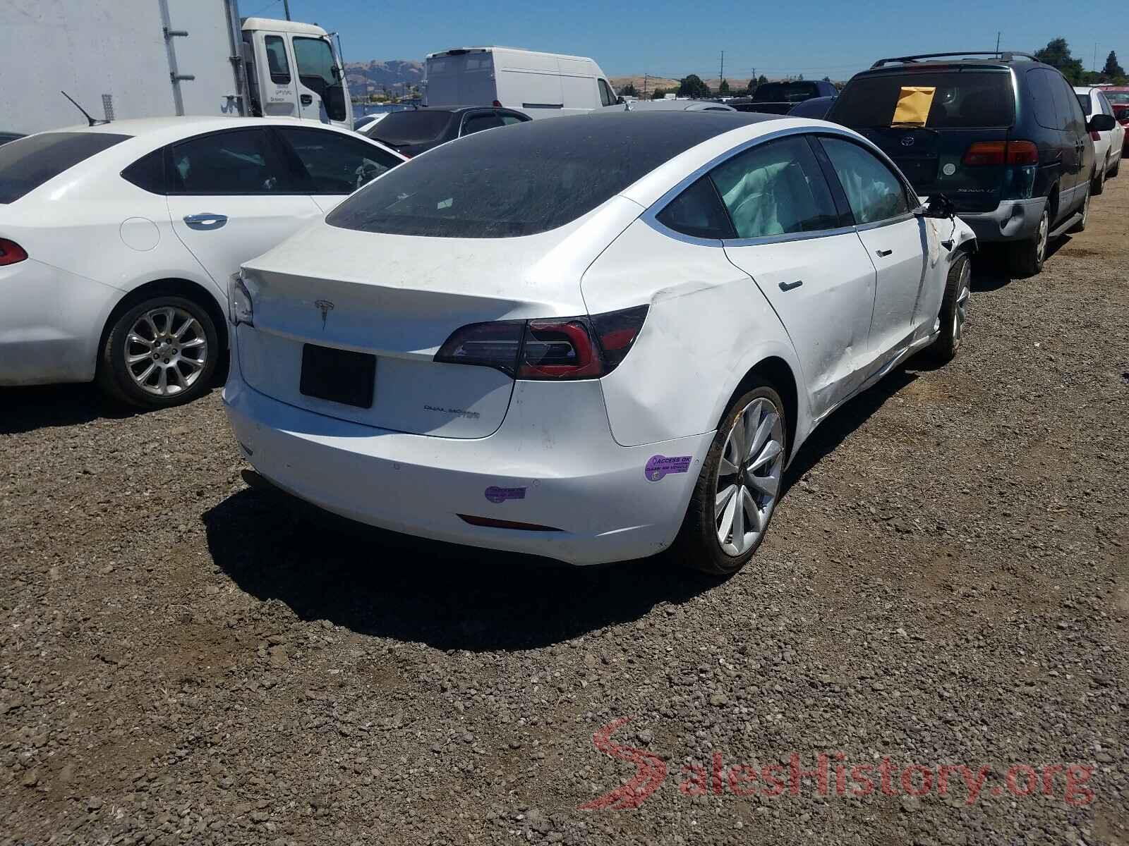 5YJ3E1EB9KF390437 2019 TESLA MODEL 3