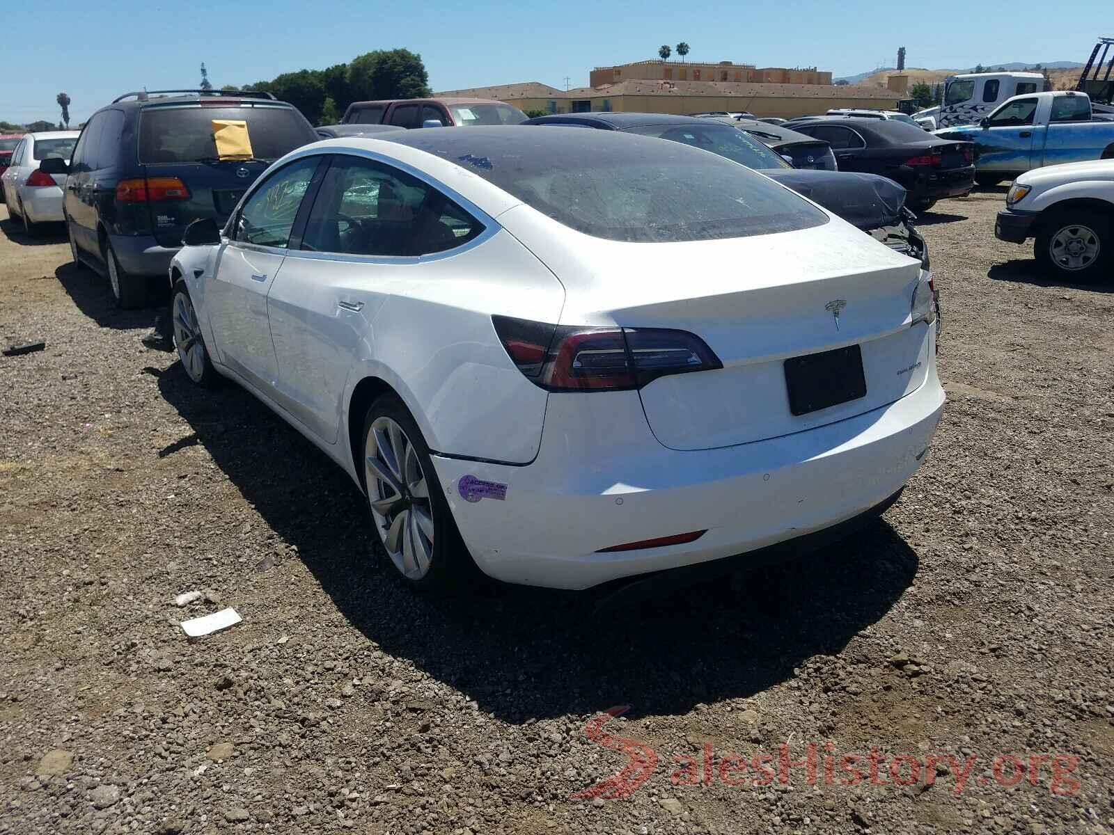 5YJ3E1EB9KF390437 2019 TESLA MODEL 3