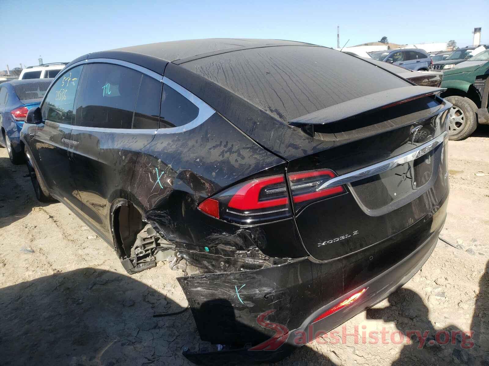 5YJXCBE28JF110258 2018 TESLA MODEL X