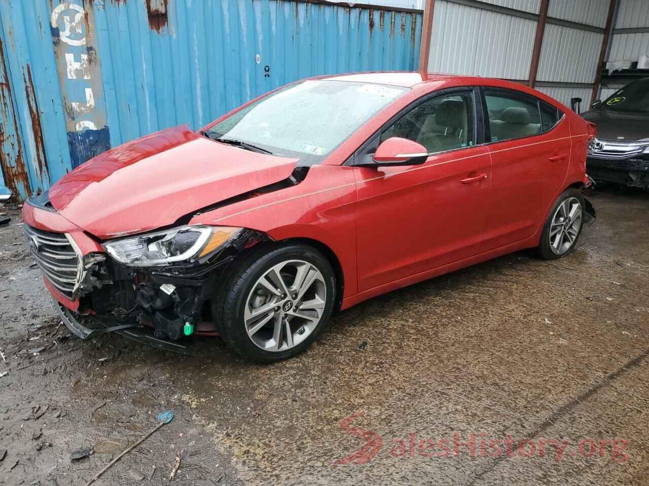 5NPD84LF0JH287183 2018 HYUNDAI ELANTRA