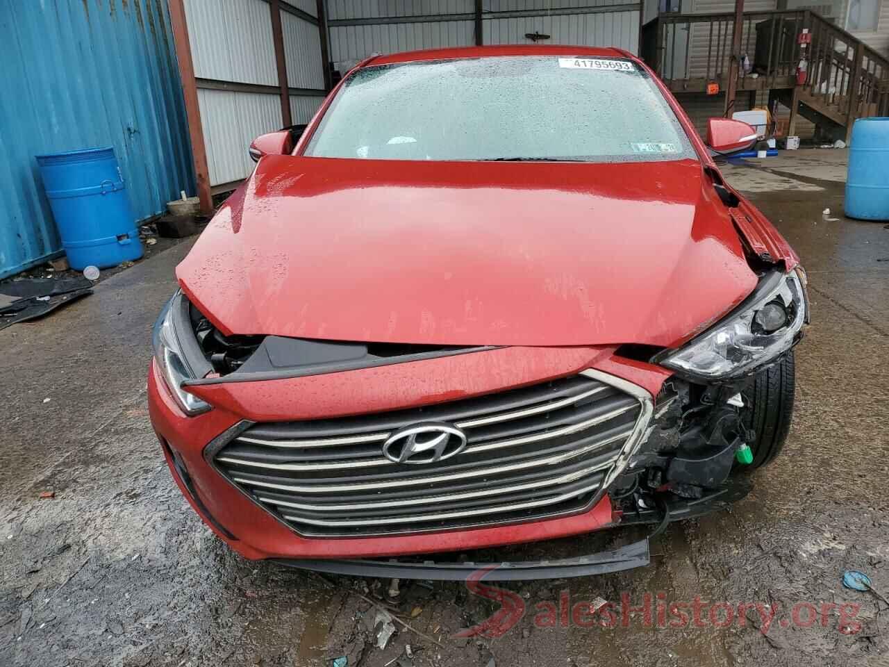 5NPD84LF0JH287183 2018 HYUNDAI ELANTRA